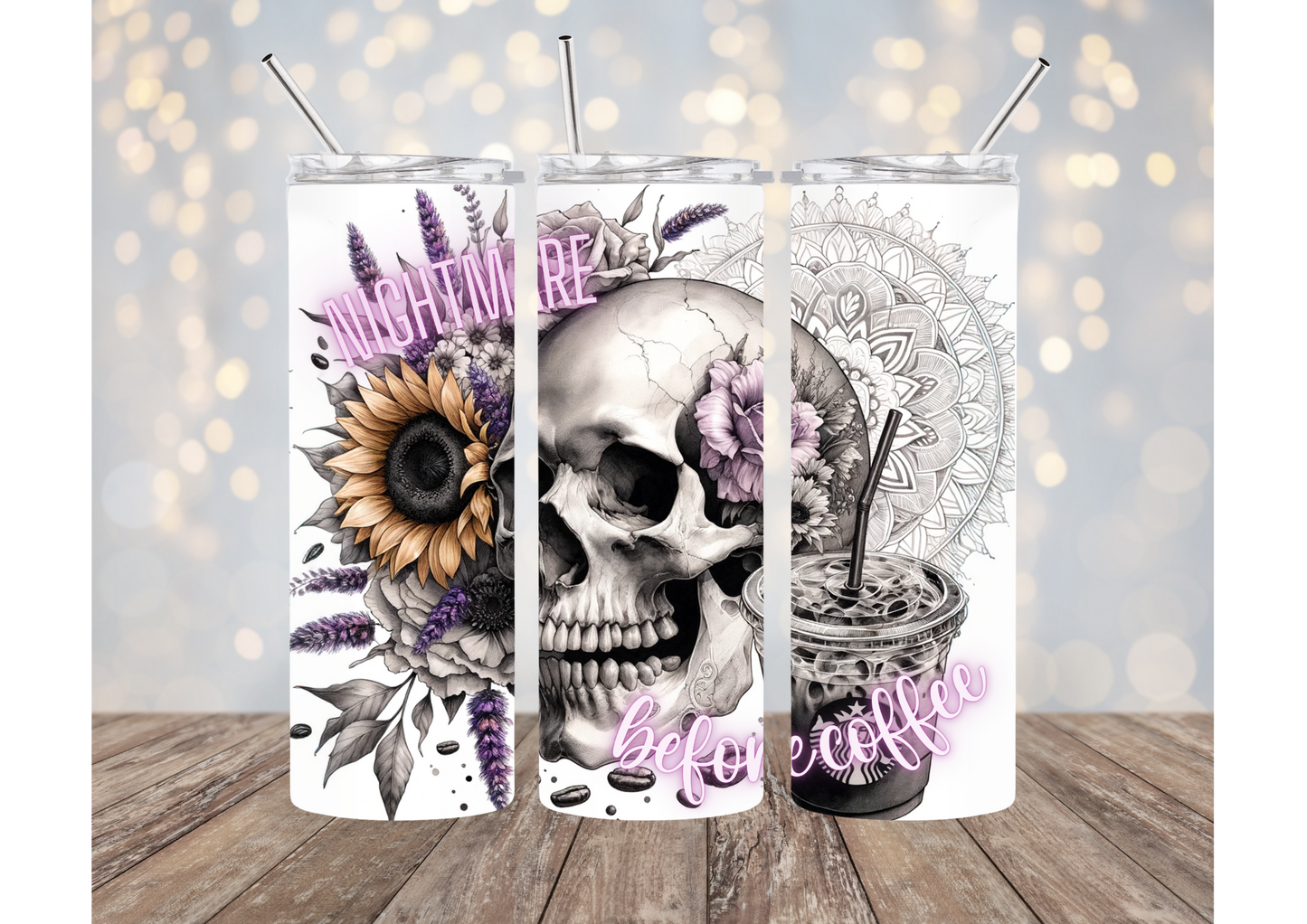 Skull Tumbler - Variations Available