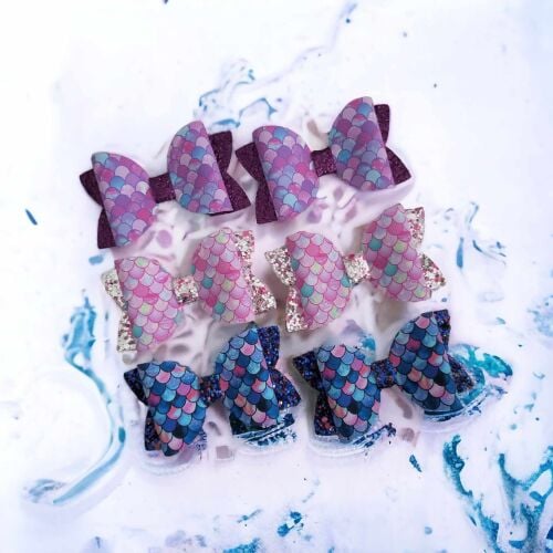 Mermaid Scale Pigtail Set