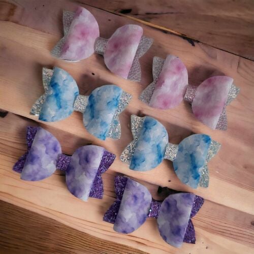 Tie Dye Pigtail Set - Variations Available