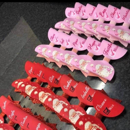 Personalised Santa Bow