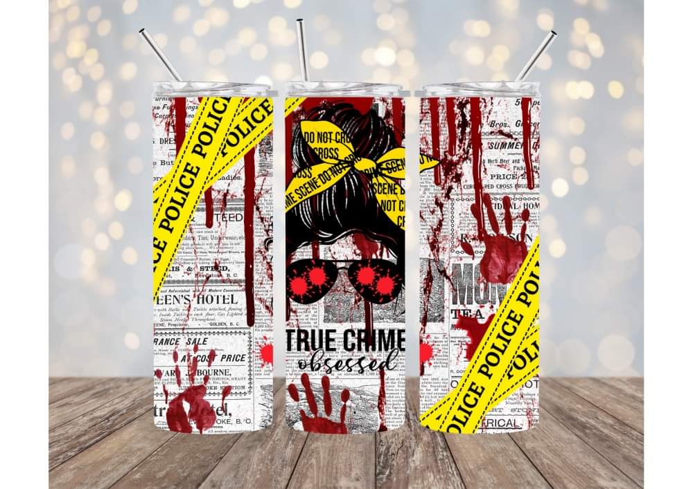 True Crime Tumbler - Variations Available