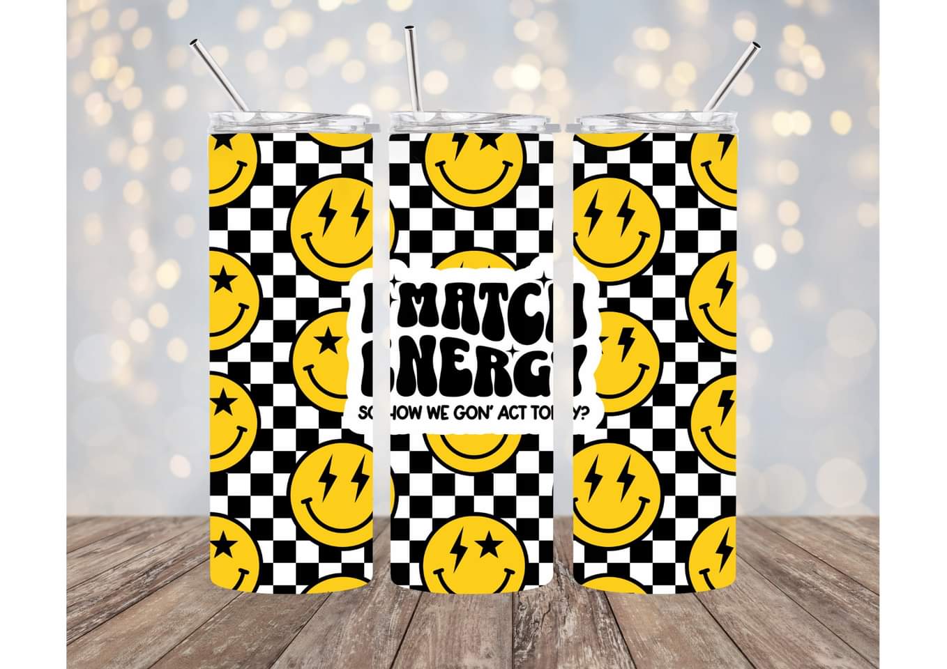 I Match Energy Tumbler - Variations Available