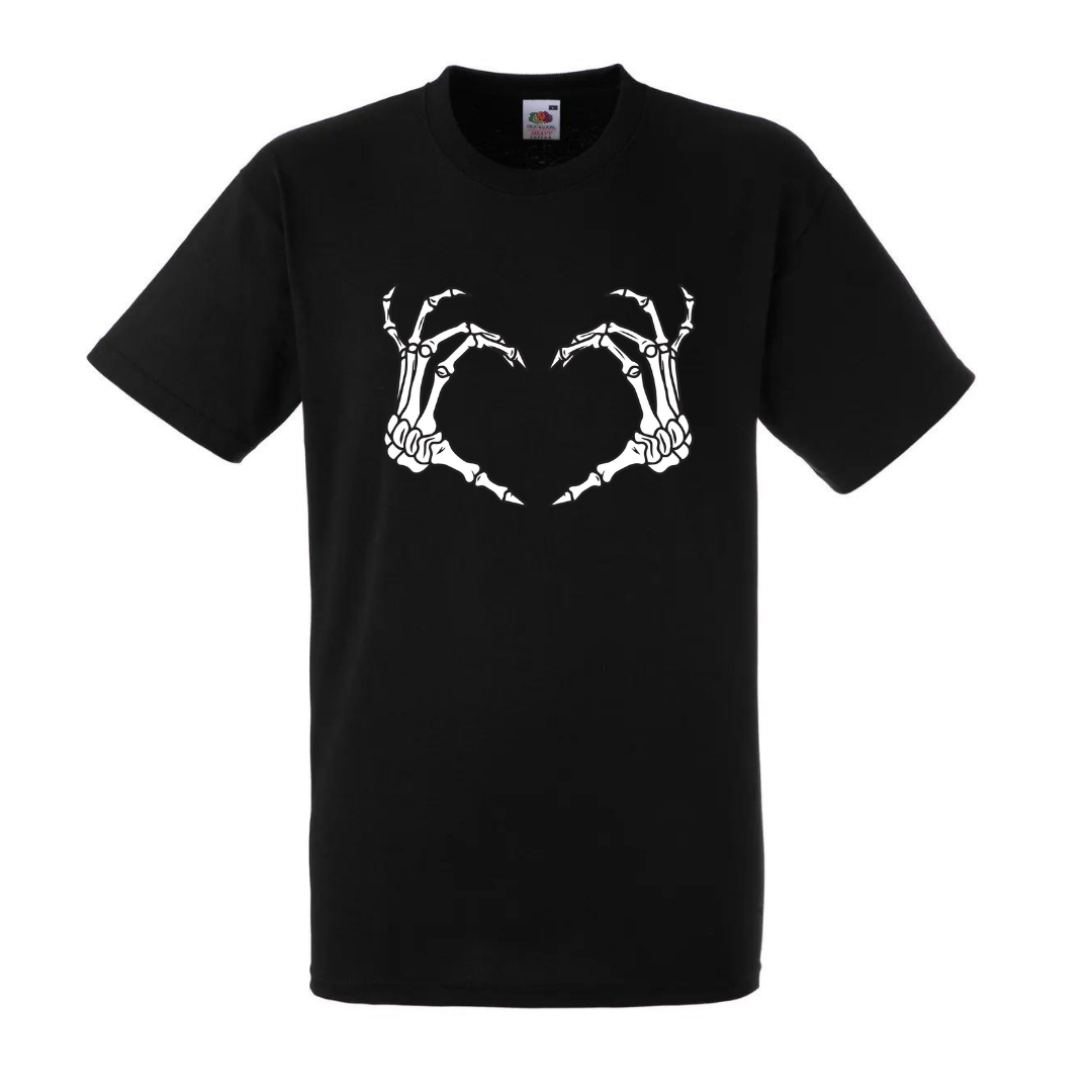 Skeleton Heart Tshirt