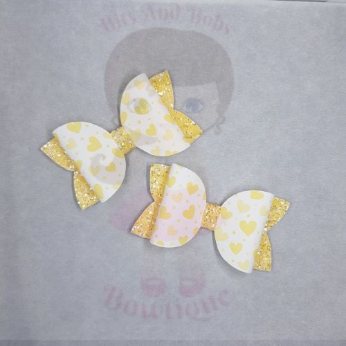 Lemon Hearts Bow