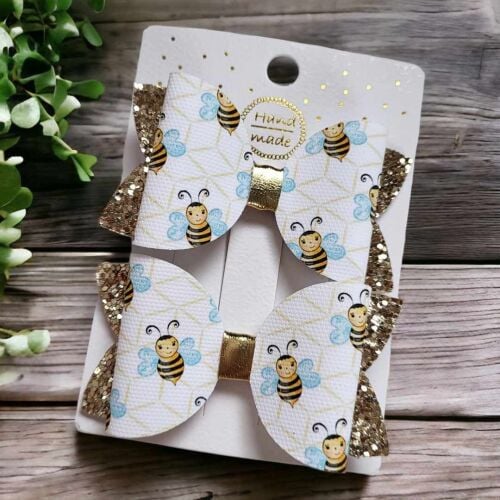 Busy Bee Pigtail Set