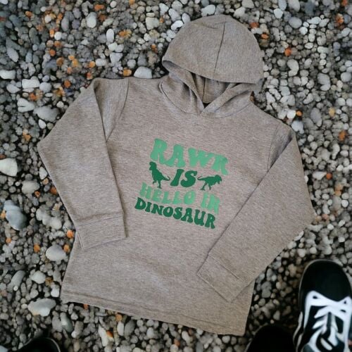 Dino Rawr Hooded Tshirt