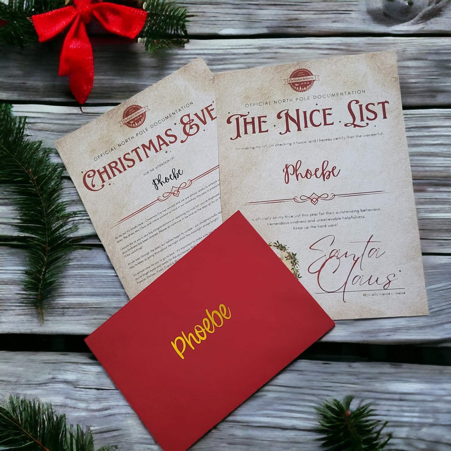 Santa Letter & Certificate