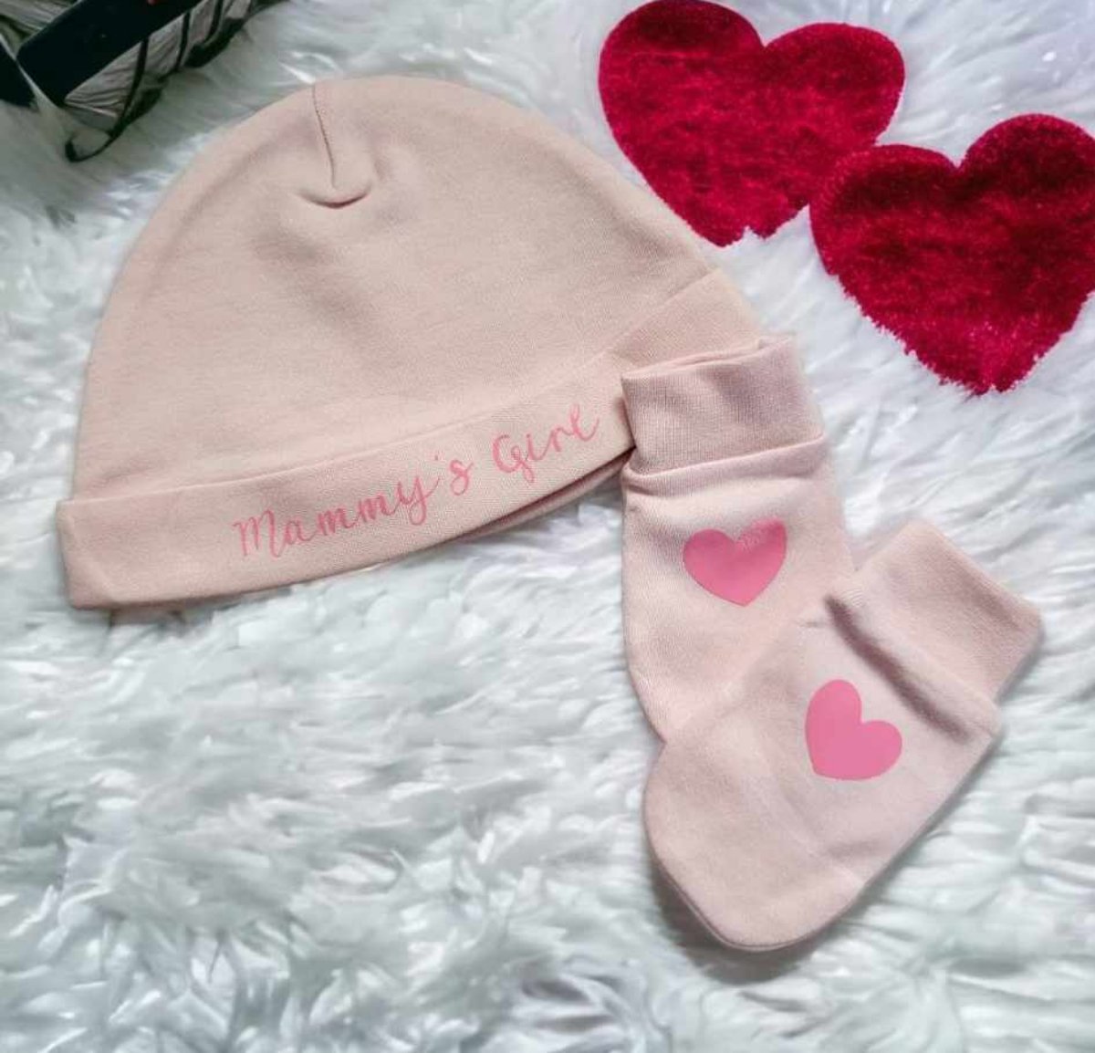 Hat & Mittens Set - Variations Available